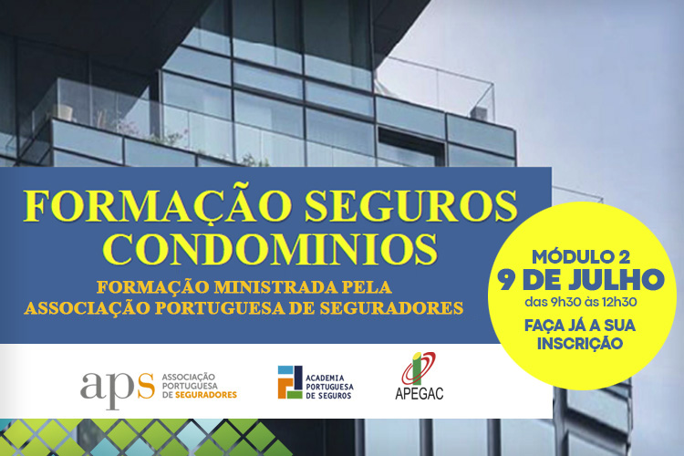 Formação Seguros Condomínios | Módulo 2, dia 9 de julho - Inscreva-se agora! Formação Seguros Condomínios | Módulo 2, dia 9 de julho - Inscreva-se agora!