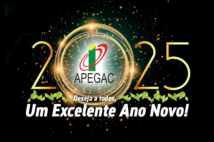 A equipa APEGAC deseja a todos um Excelente Novo Ano, repleto de sucesso e felicidade!