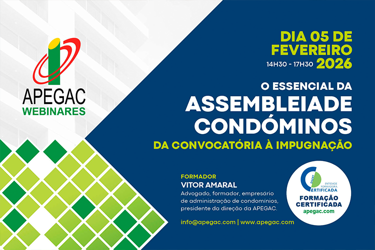 Formação dia 5 de fevereiro: O essencial da assembleia de condóminos