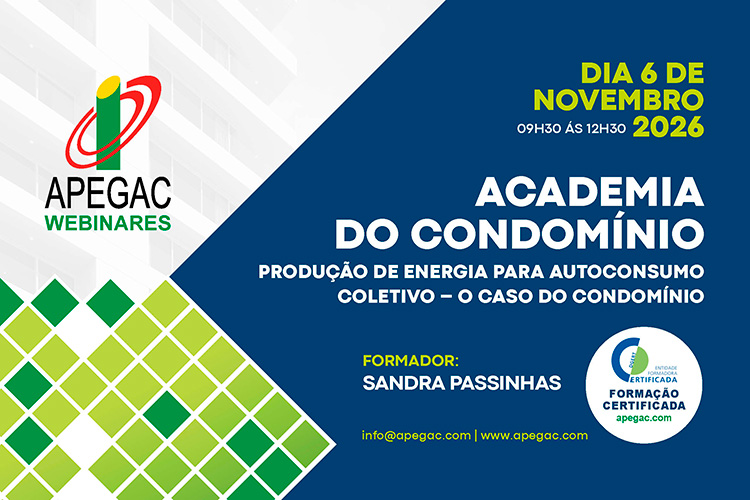 Formação APEGAC - Produção de energia para autoconsumo coletivo – o caso do condomínio