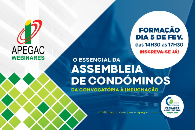 A APEGAC promove, na próxima quinta-feira, dia 5 de fevereiro, a primeira ação de formação do ano
