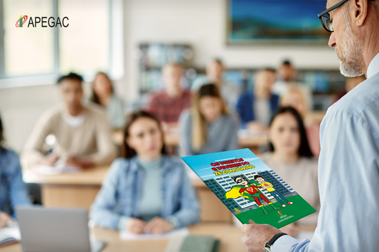 APEGAC nas Escolas - Projeto Zé Condómino Esteve em 5 Escolas do Município de Ovar