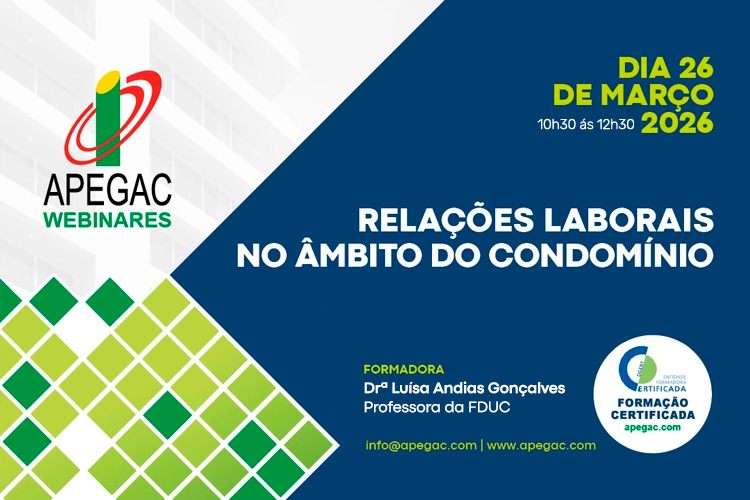 Relações laborais no âmbito do condomínio – Formação Certificada